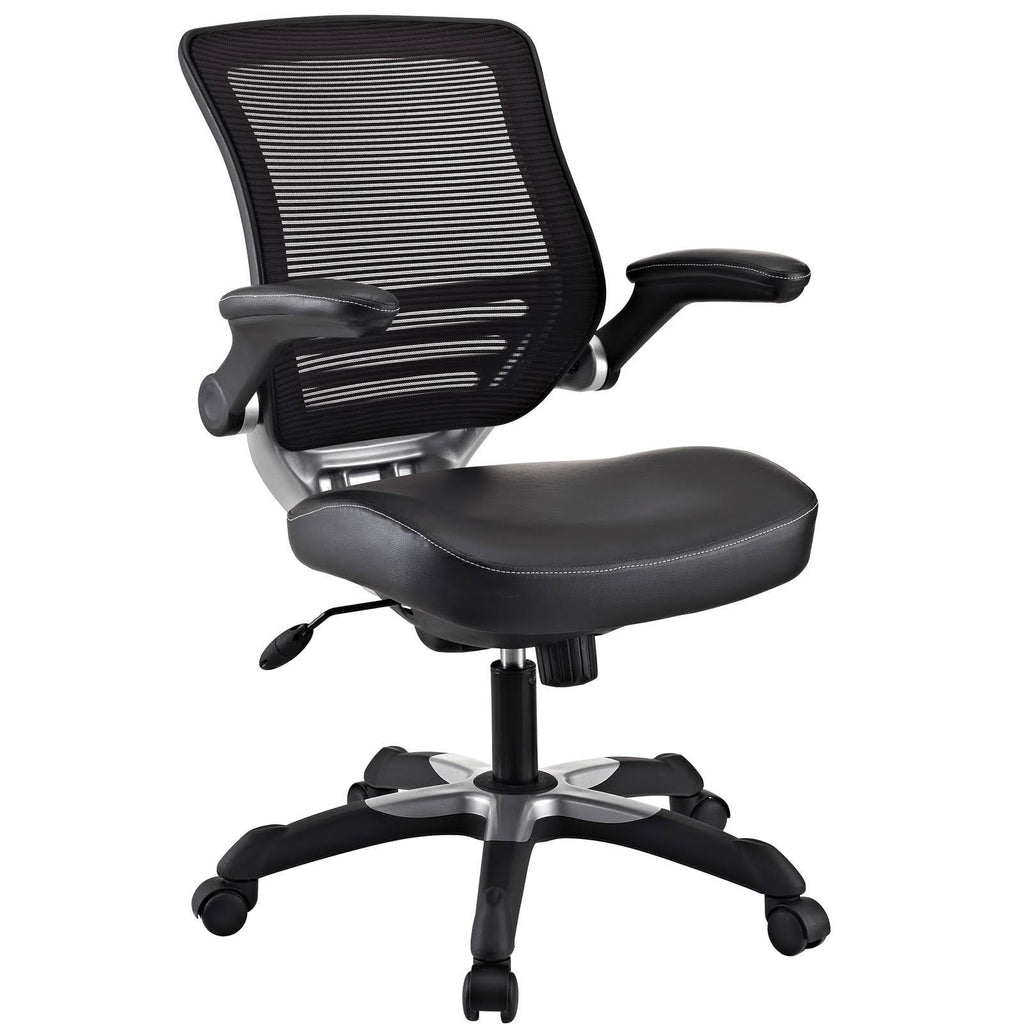 Black Leatherette Office Chair O24480