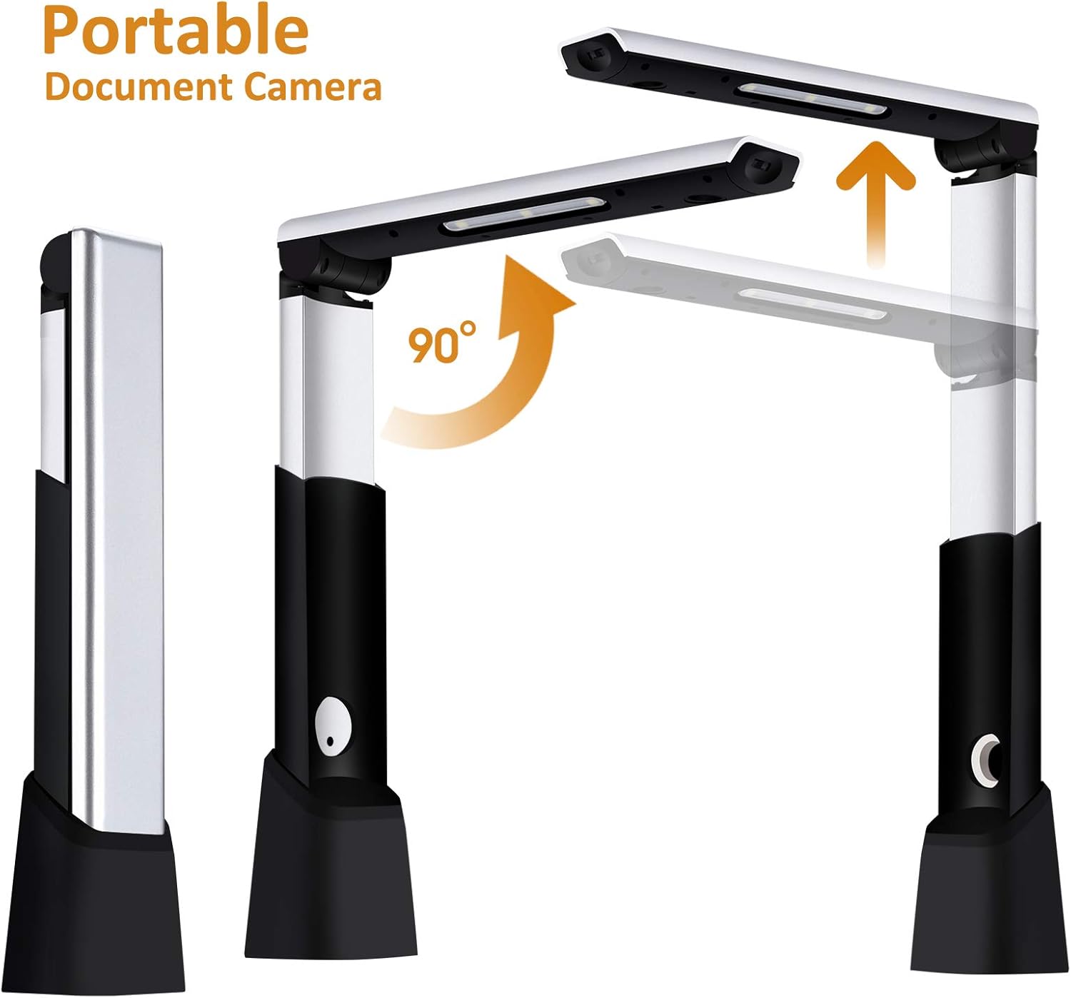 10MP CMOS Document Camera Scanner with LED Light and Microphone F343797