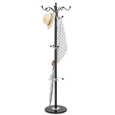 Black Freestanding Coat Rack V7513