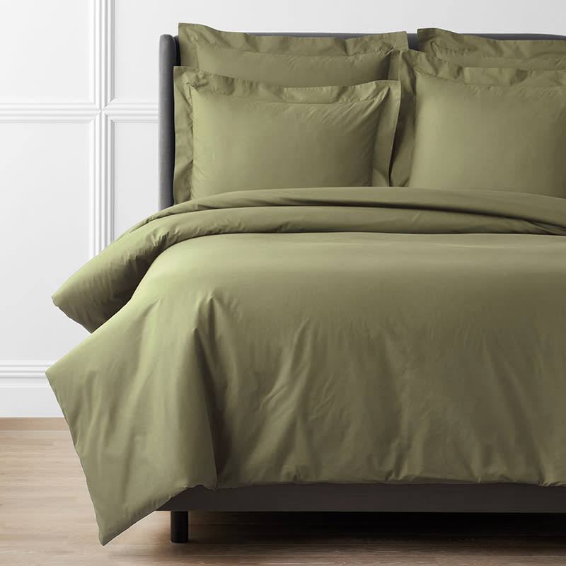 King Supima Cotton Percale Duvet Cover S6225