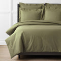 King Supima Cotton Percale Duvet Cover S6225