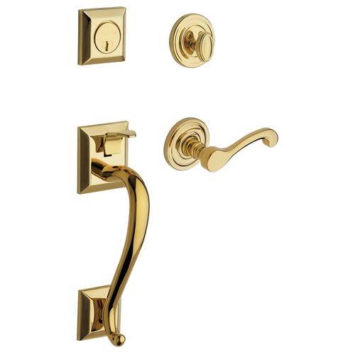 Full Dummy Sectional Handleset Lever Satin Nickel LH Z9006