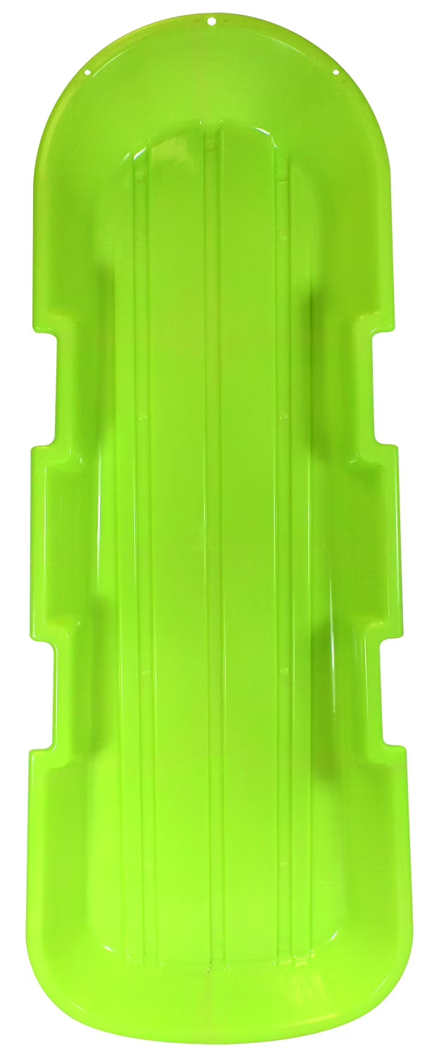 Neon Lime Two-Rider Toboggan Sled B406