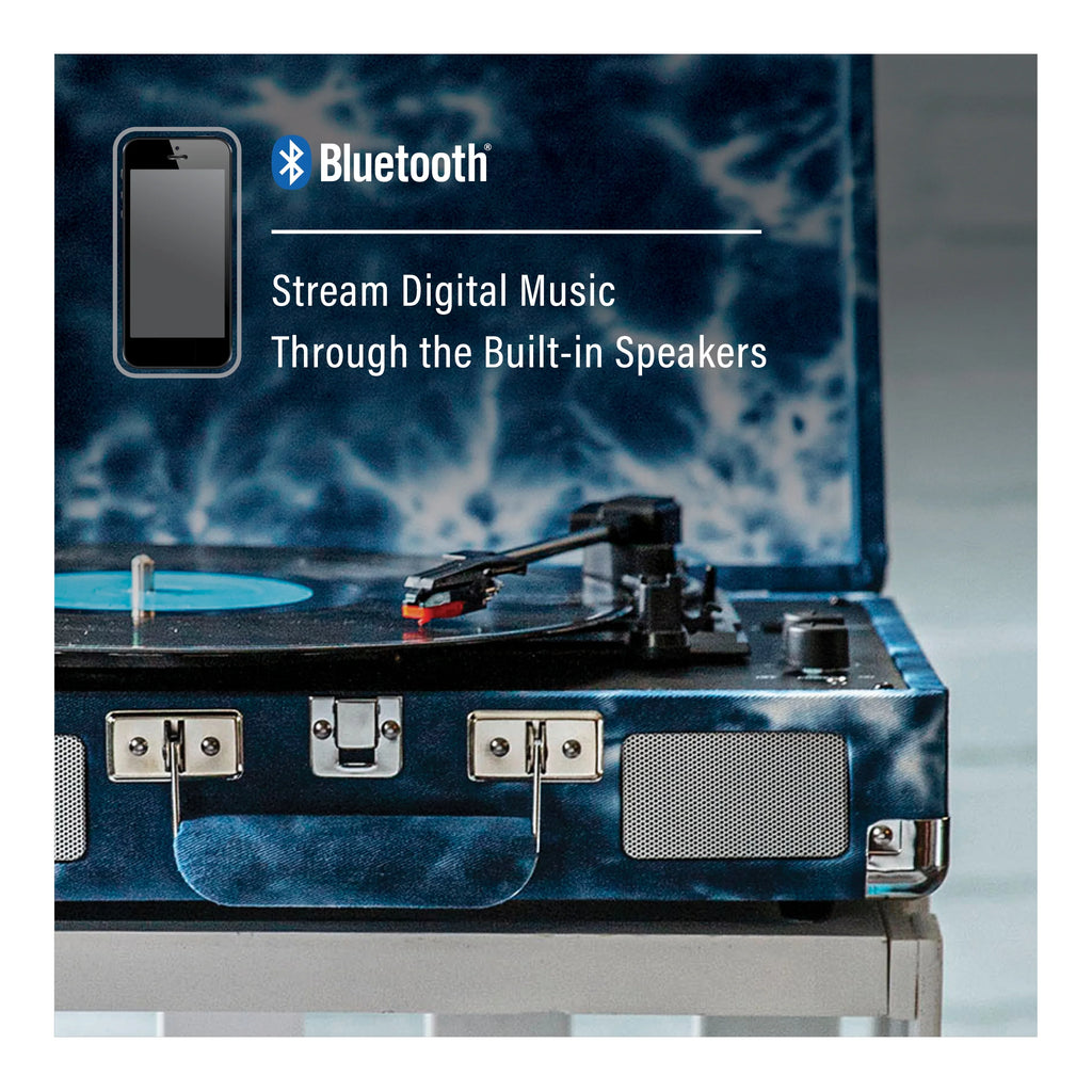Vinyl Record Player with Speakers and Bluetooth Turntable T9551