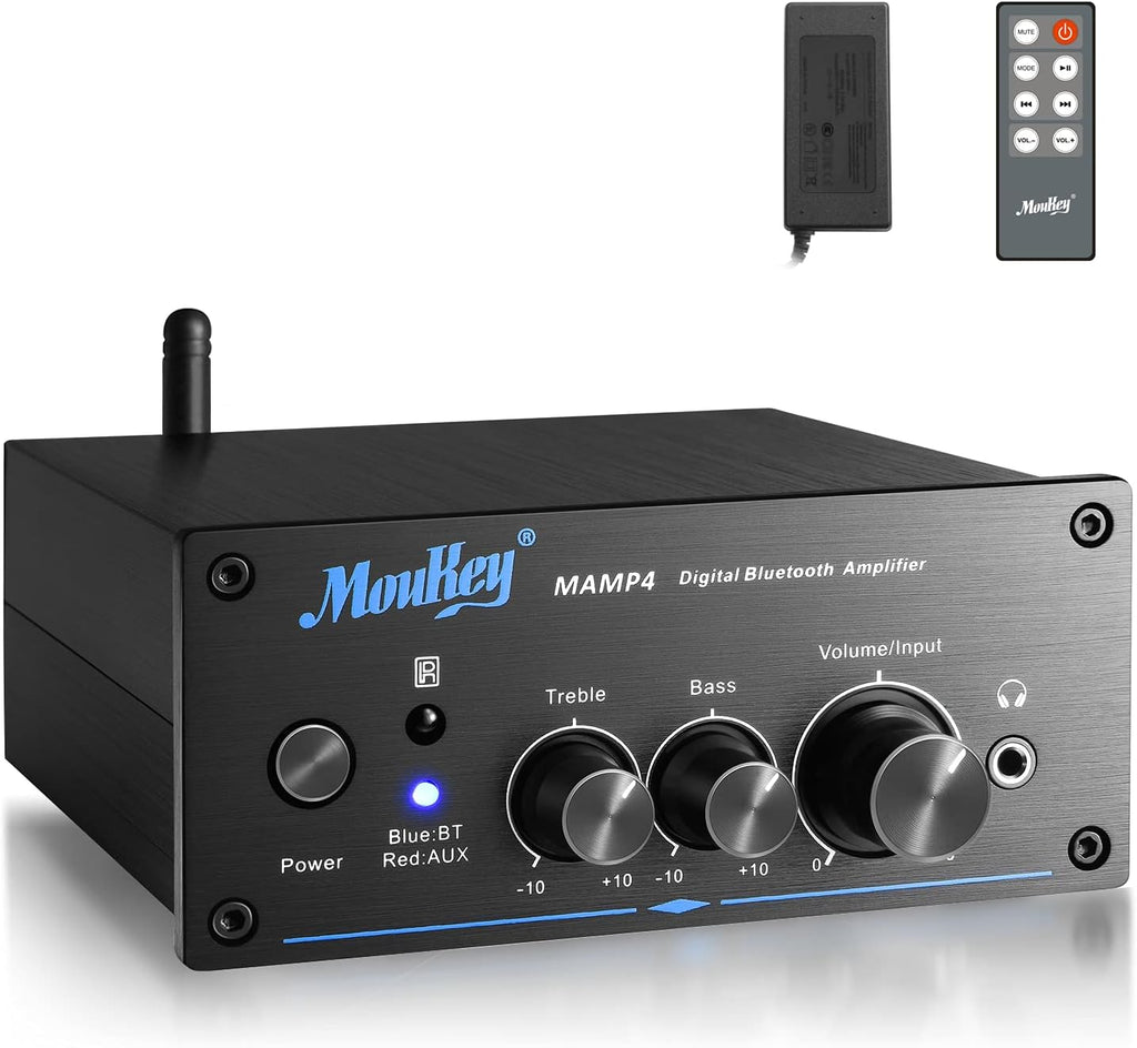 200W Dual 2 Channel Bluetooth Mini Amplifier, Pack of 2 A756