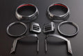Dash Air Vent Cover Trims Carbon Effect H495