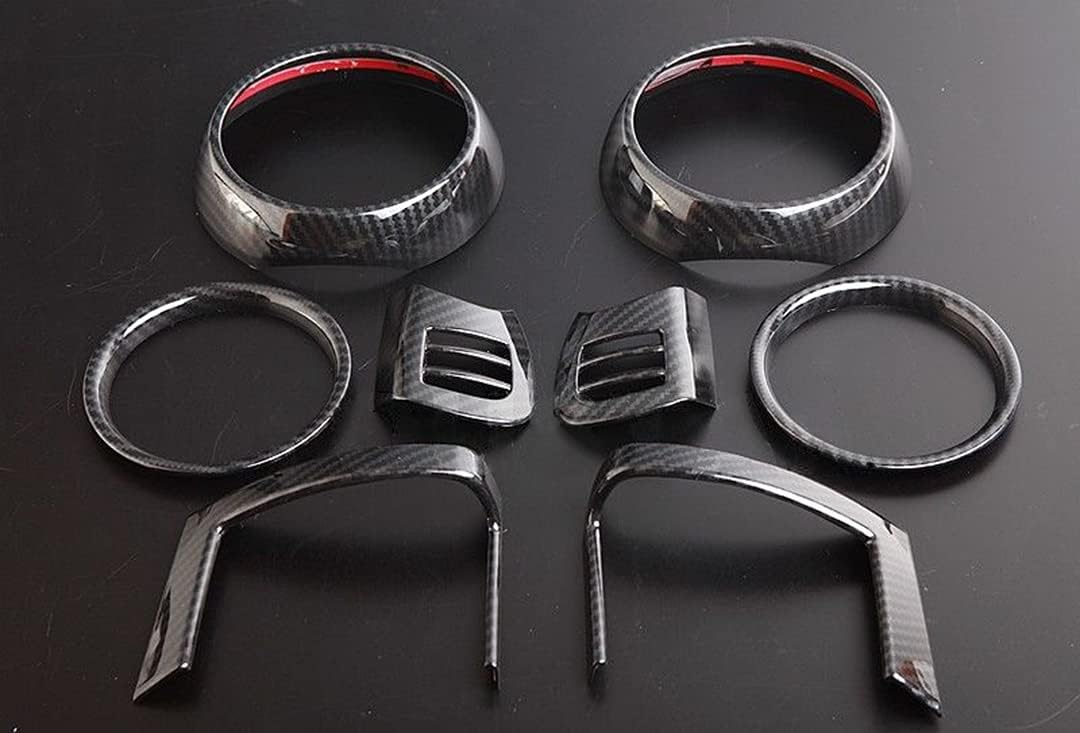 Dash Air Vent Cover Trims Carbon Effect H495