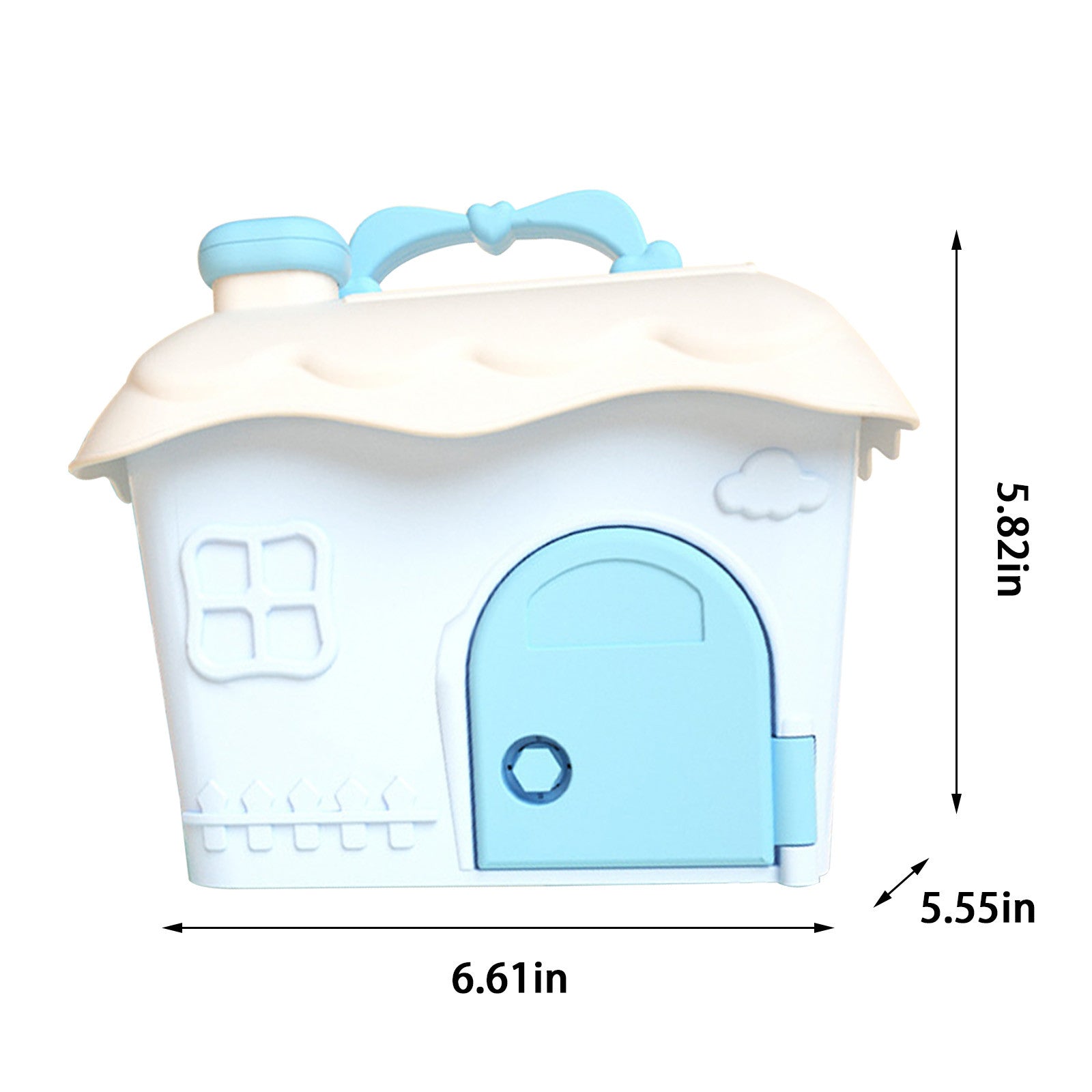 Blue Kids Dollhouse Storage Box X452973