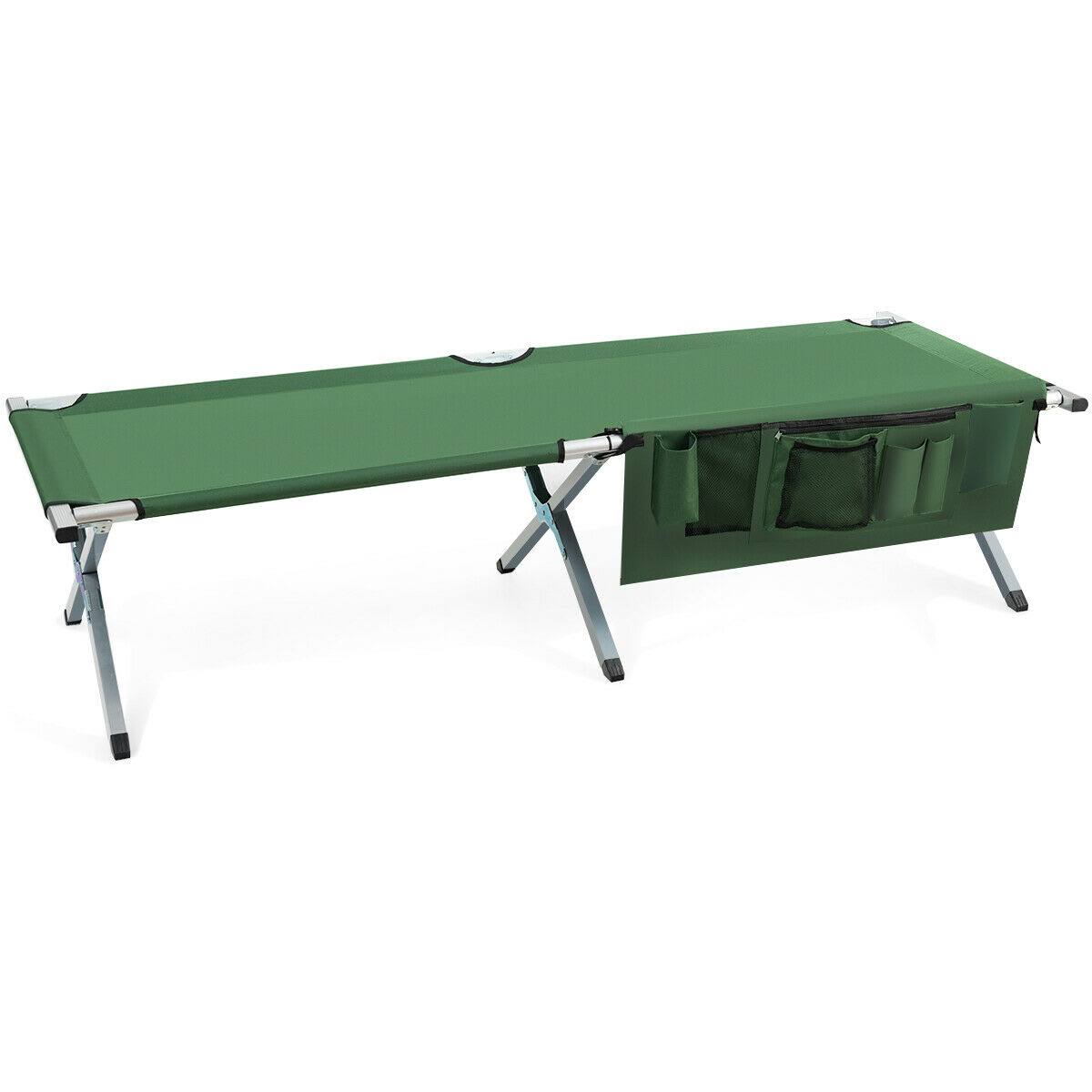Heavy-Duty Folding Camping Cot with Carry Bag J8563