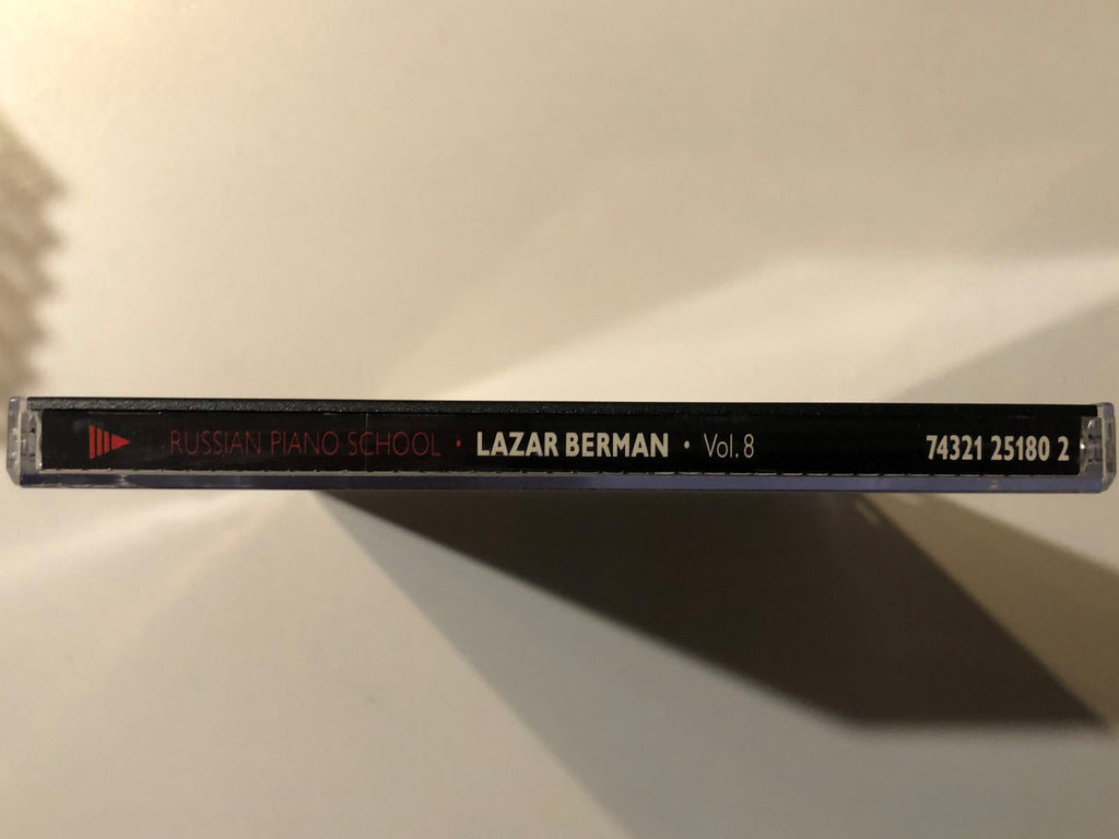 Liszt Piano School Vol. 8 Audio CD 1995 Mono T83632