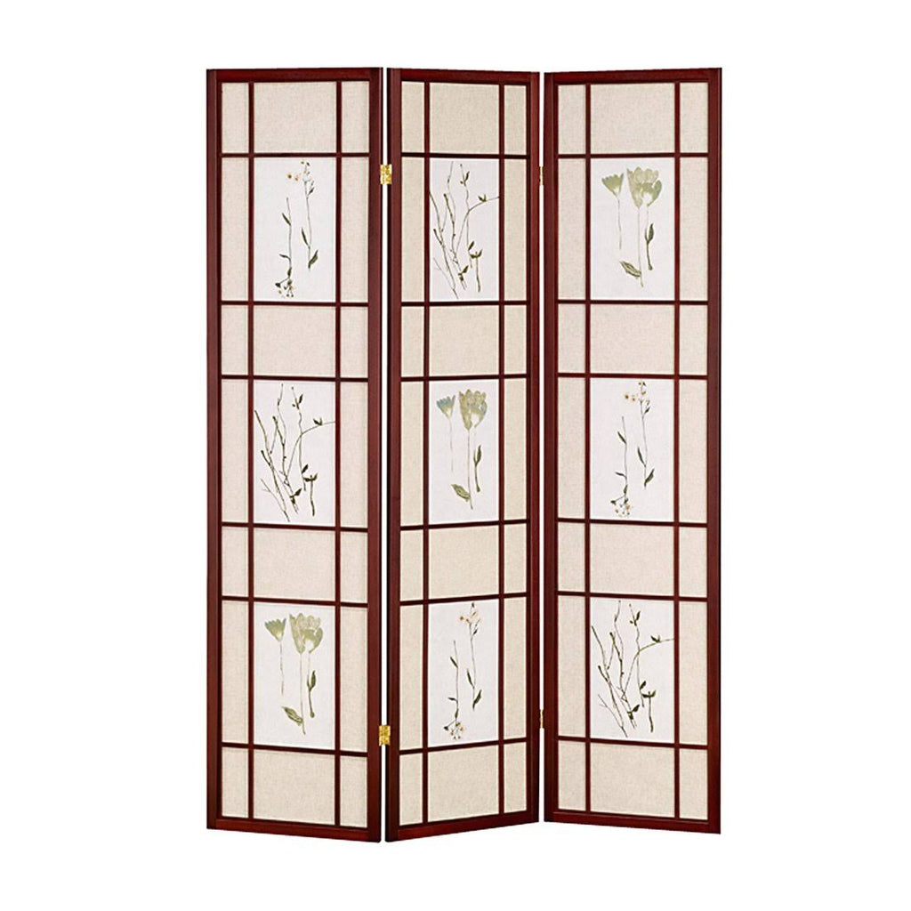 Cherry 3 Panel Shoji Screen H67682