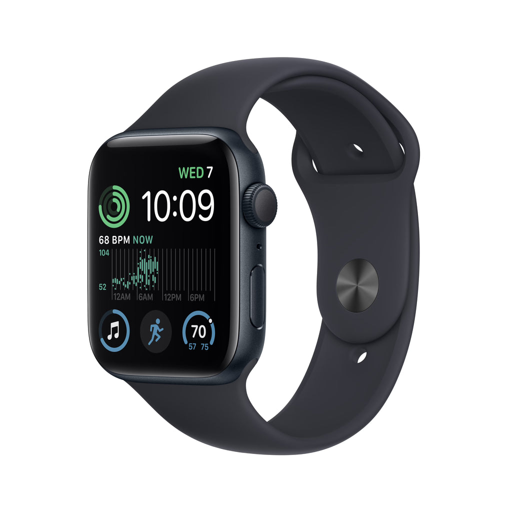 Apple Watch SE 2nd Generation GPS 44mm Midnight Aluminum Case Sport Band G265859