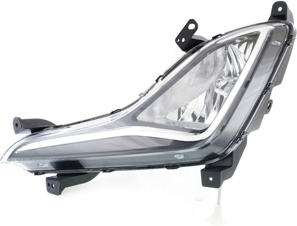 Fog Light Assembly Passenger Side with Bulbs D4995