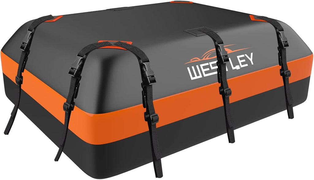 15 Cubic Feet Waterproof Rooftop Cargo Carrier with Storage Bag V6462
