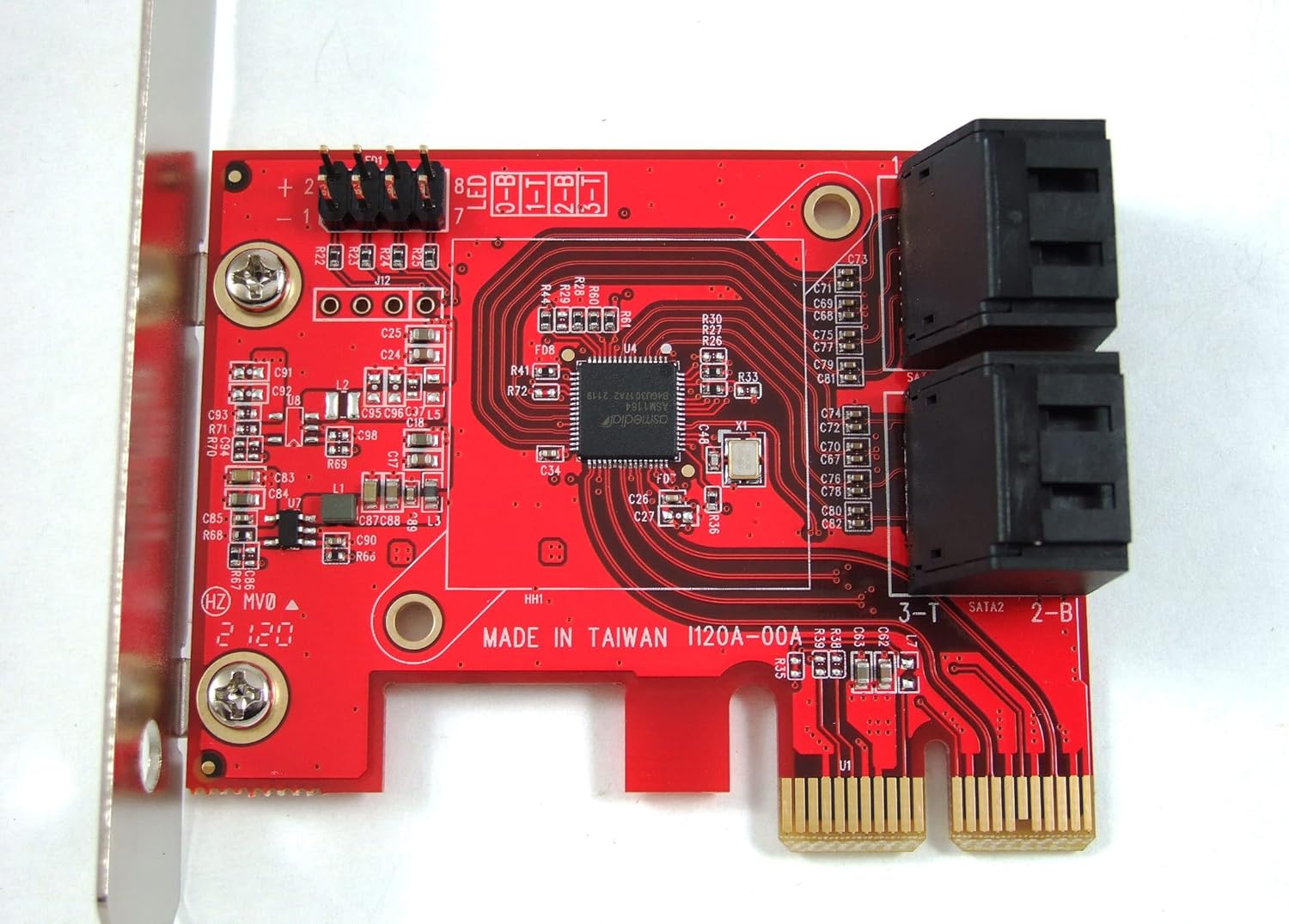 4-Port SATA 6G PCI Express x2 Host Adapter Card Pack of 2 Z467527