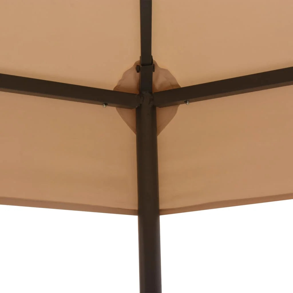 Beige Garden Marquee Gazebo Pavilion Tent S54343