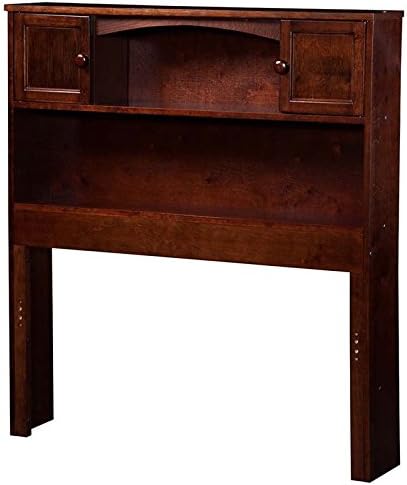 Twin Bookcase Headboard in Walnut I7282