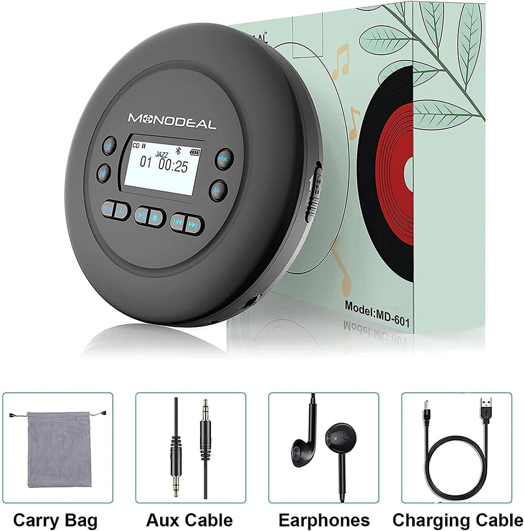 Bluetooth CD Player with Headphones, Pack of 2 L3310