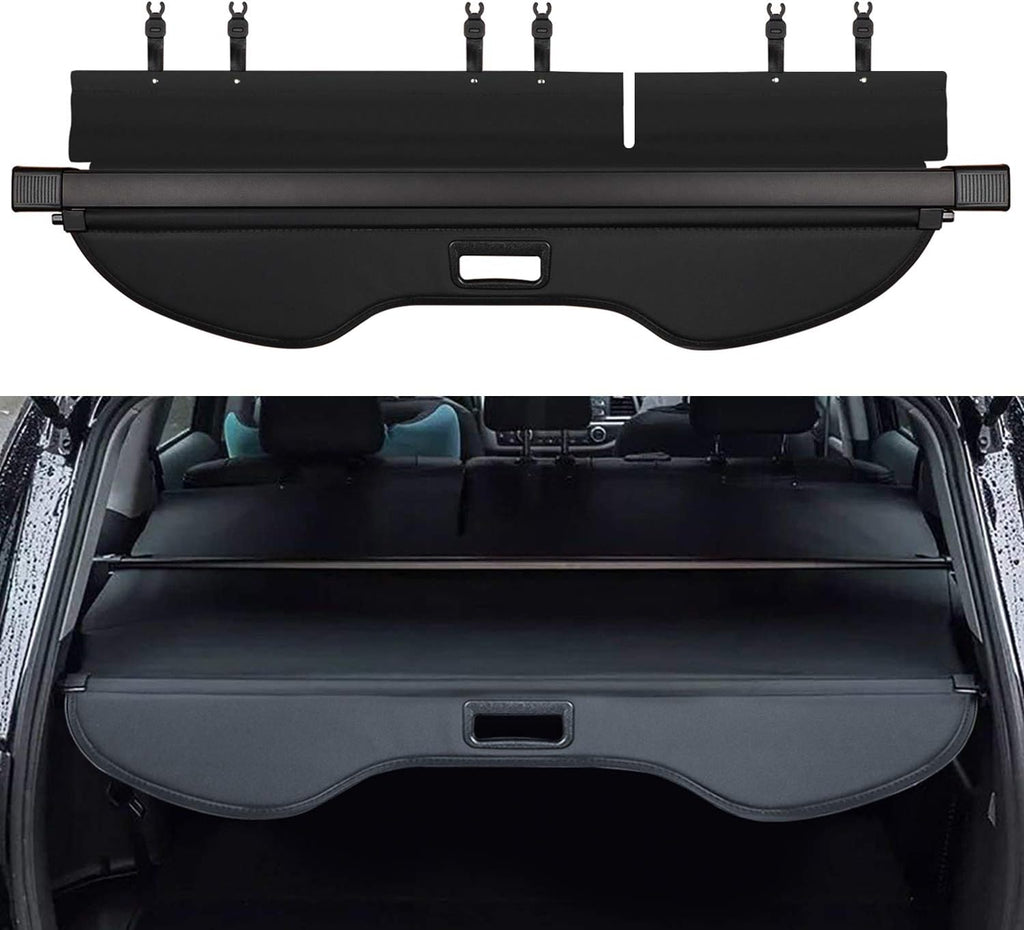 Black Retractable Rear Cargo Cover Pack of 2 T834050