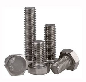 M6-1.00 x 25MM Hex Head Cap Screw Bolts, Stainless Steel 316, Fully Threaded, Coarse Thread, 1800 pcs K470219