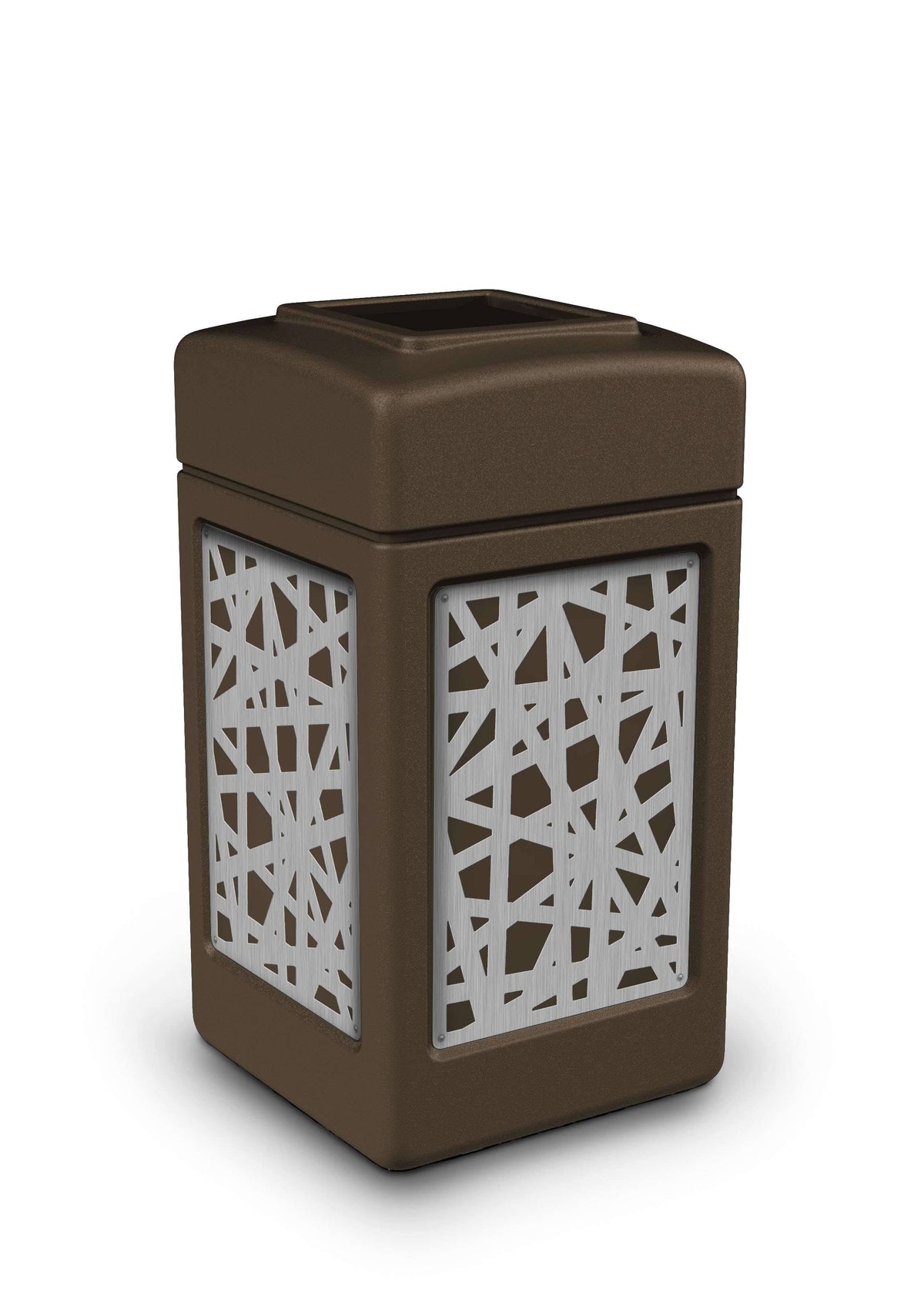 42 Gallon Brown Trash Can G91087