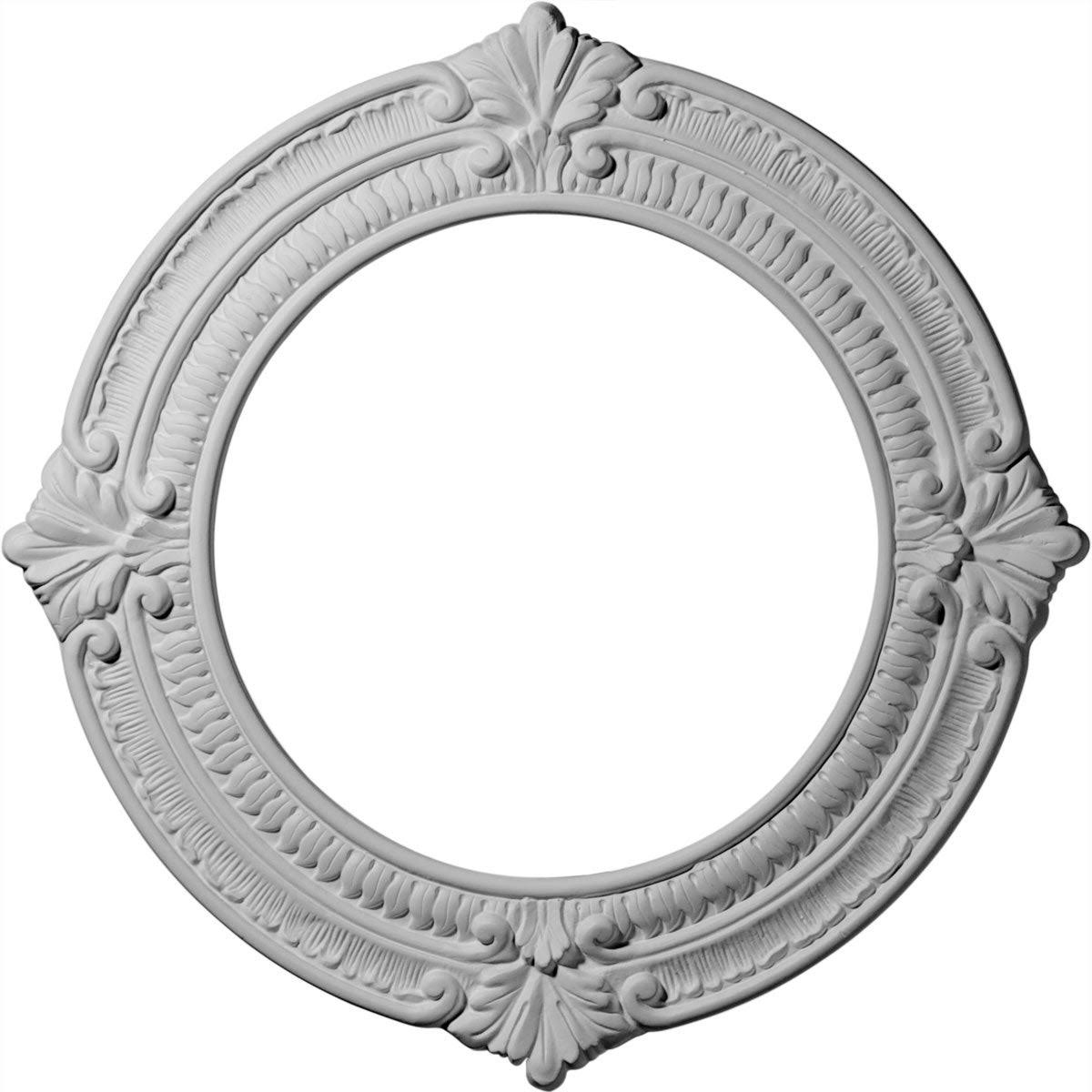 Hand-Painted Golden Oak Ceiling Medallion R426843