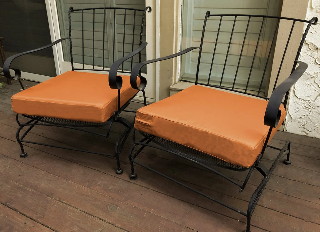 2 Pack Deep Seat Memory Foam Cushions with Water-resistant Covers P256