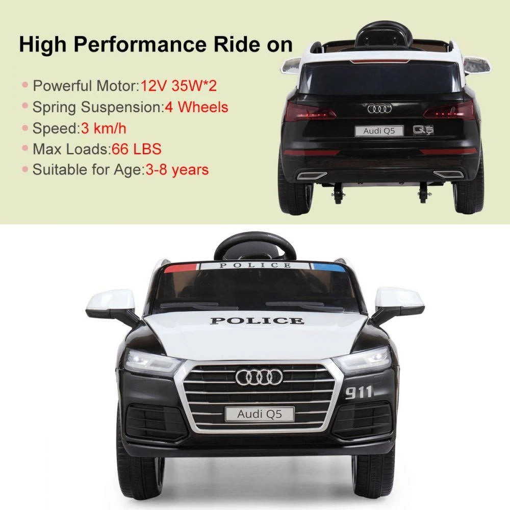 12V Police Ride On Car O6890