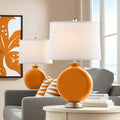 Orange Table Lamp Set of 2 T90452