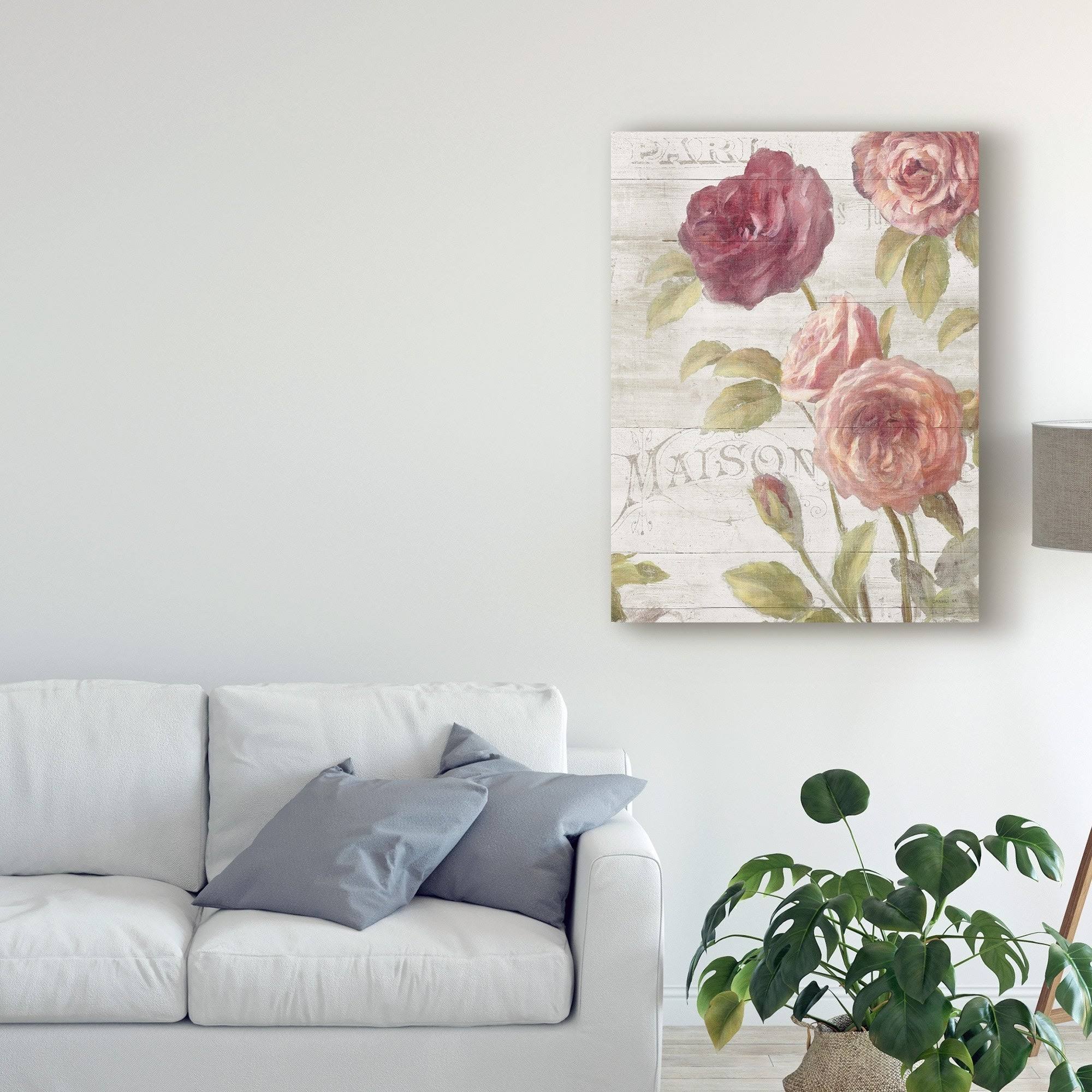 French Roses III Canvas Art 18x24 P796915