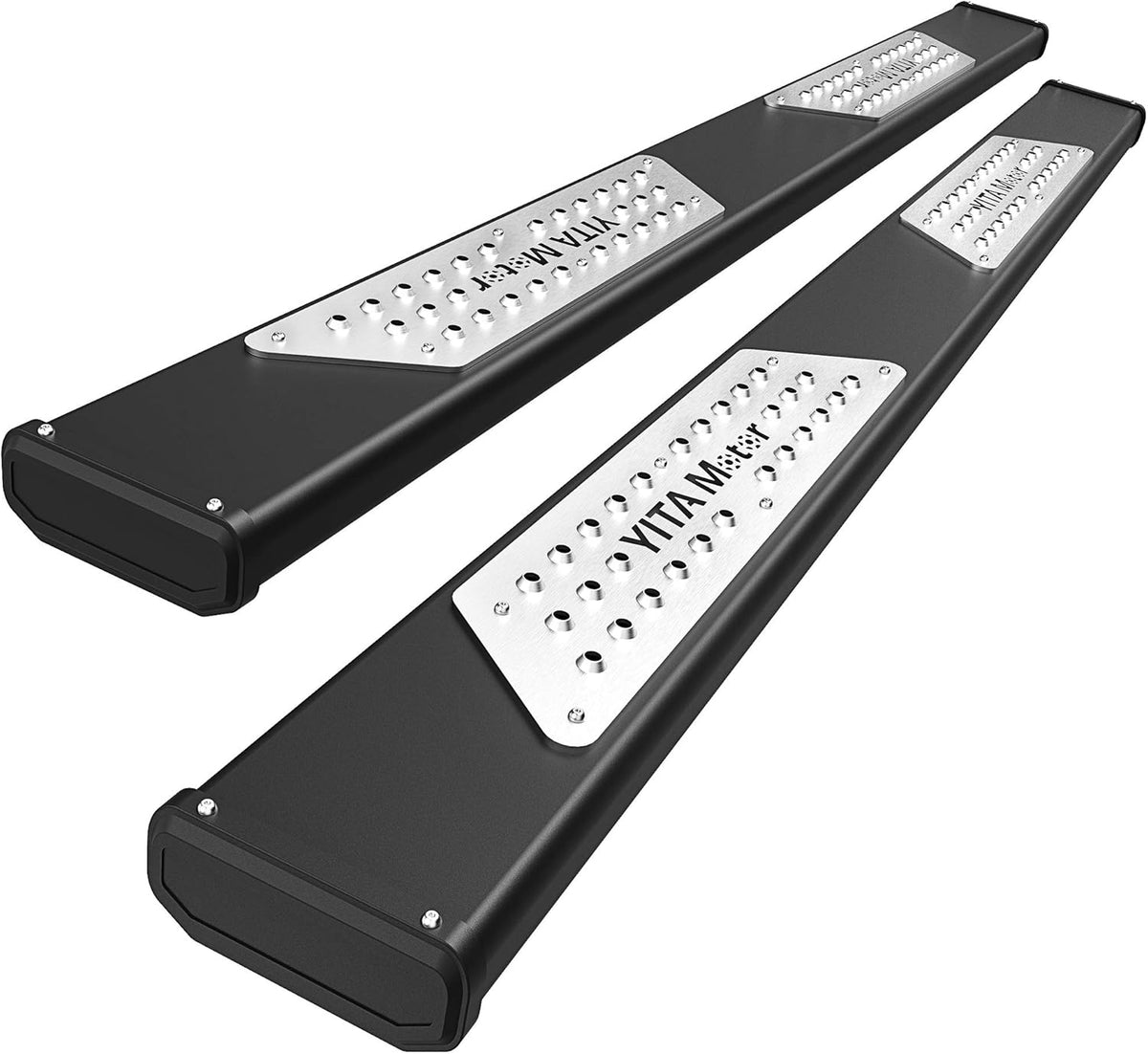 Black Textured Running Boards U301