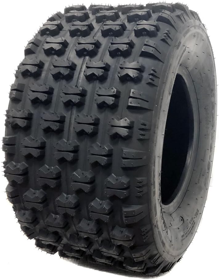 Set of 2 ATV Tubeless Tires 20x10-9 Split Knobby Tread A126
