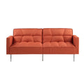 Linen Convertible Folding Futon Sofa Bed Z5464