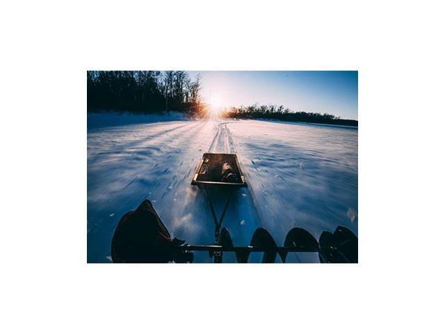 Black Roto-Molded Sled A252