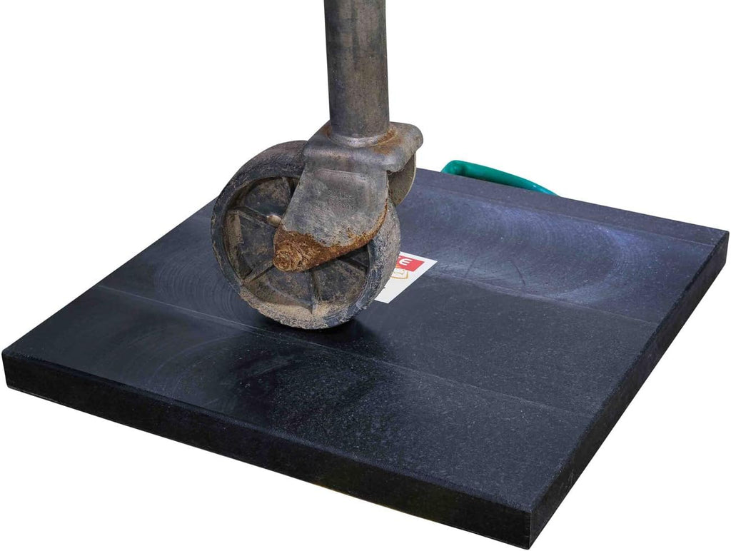 Medium Outrigger Pad 24" x 24" x 1.5" Thick Black (2 Pack) A9668