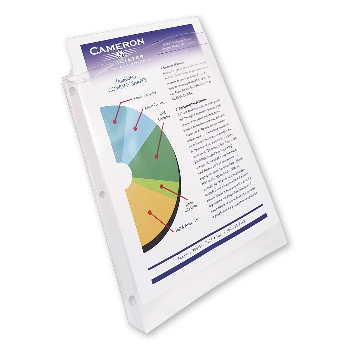 Top-Load Poly Sheet Protectors, Heavy Gauge, Letter, Nonglare, 100/Box V793017
