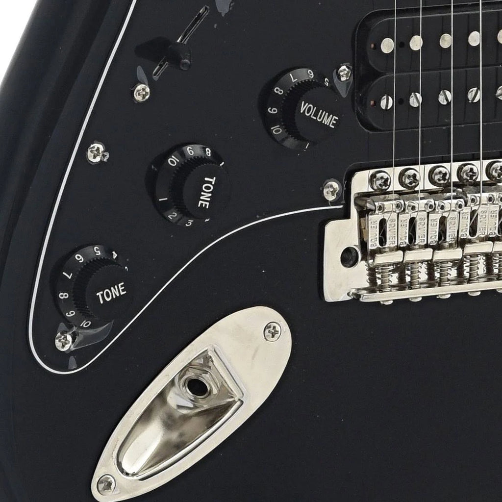 Black Left Handed Maple Stratocaster HSS B740573