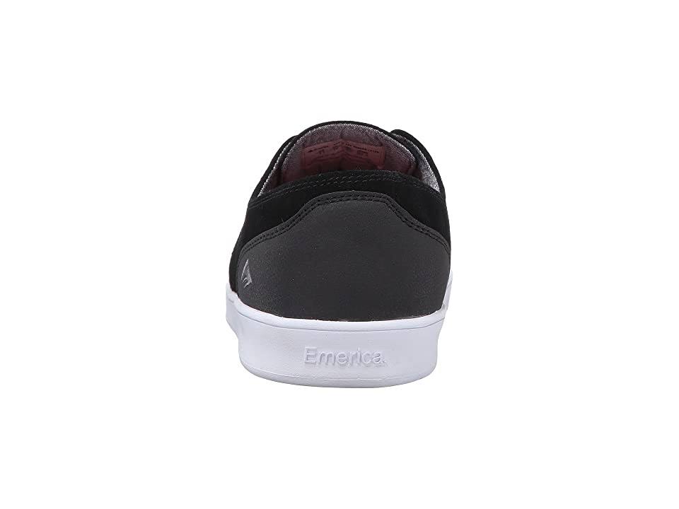Black/Black/White Laced Shoes I9447