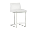 Cantina White Stainless Steel Counter Stool L309190