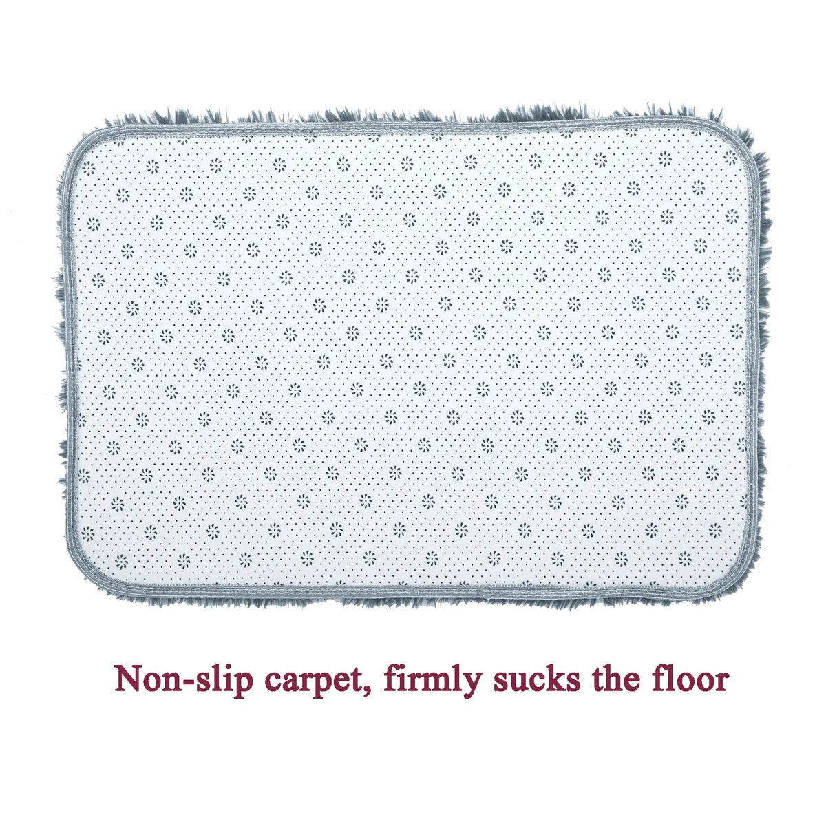 Black/Gray/Blue/Red Shaggy Area Rugs D949