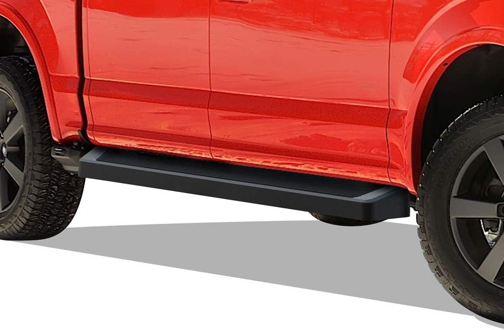 6in Black Running Boards N12248