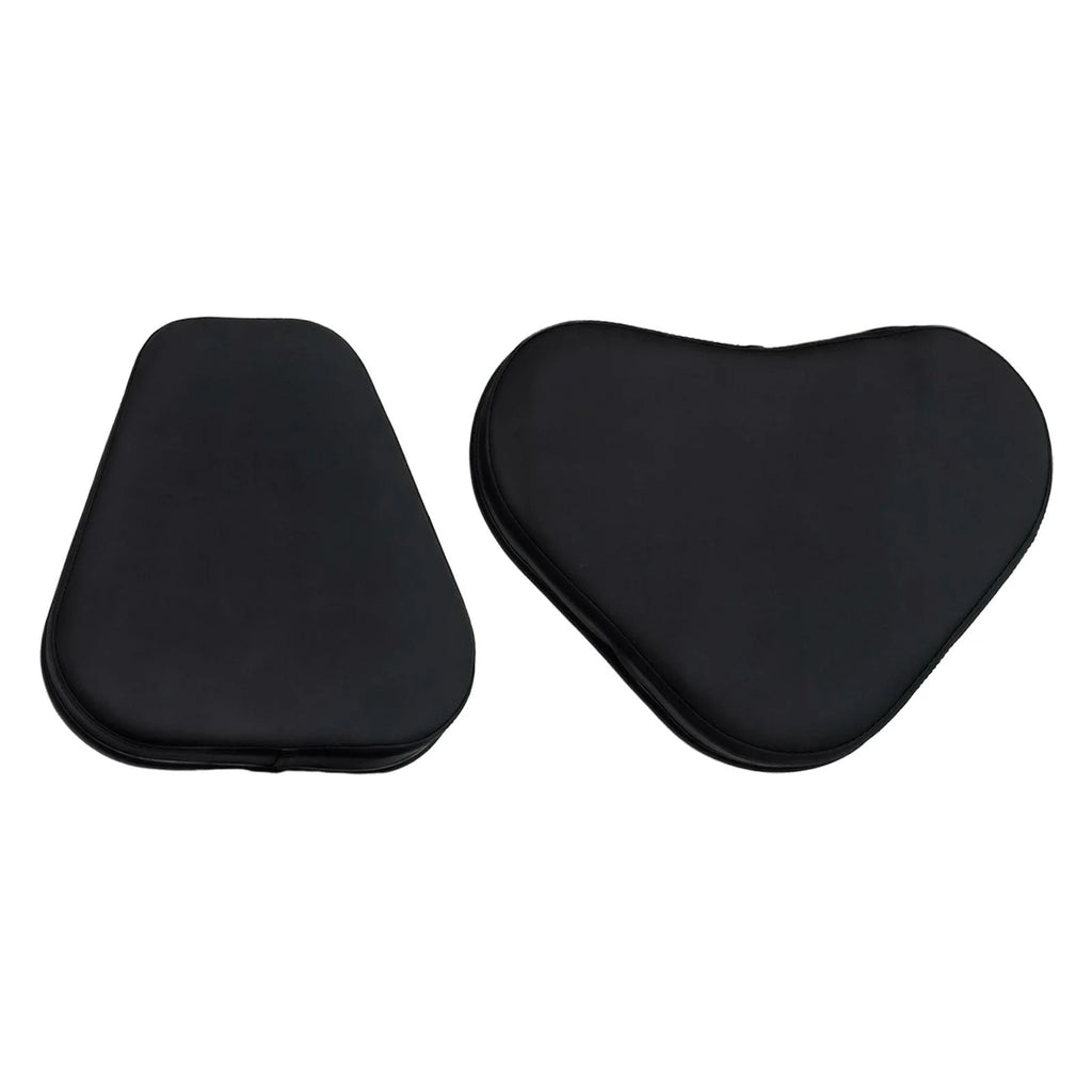 Black Exercise Bike Saddle Cover with Back Support J336