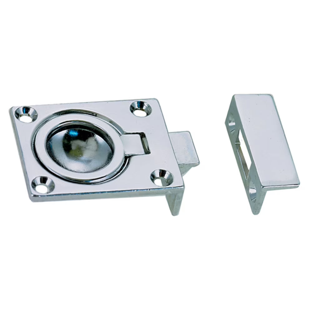 Chrome-Plated Flush Ring Catch I8600