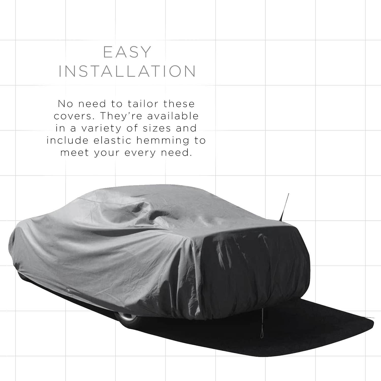 Car Cover 4 Layers Pack of 2 L3750