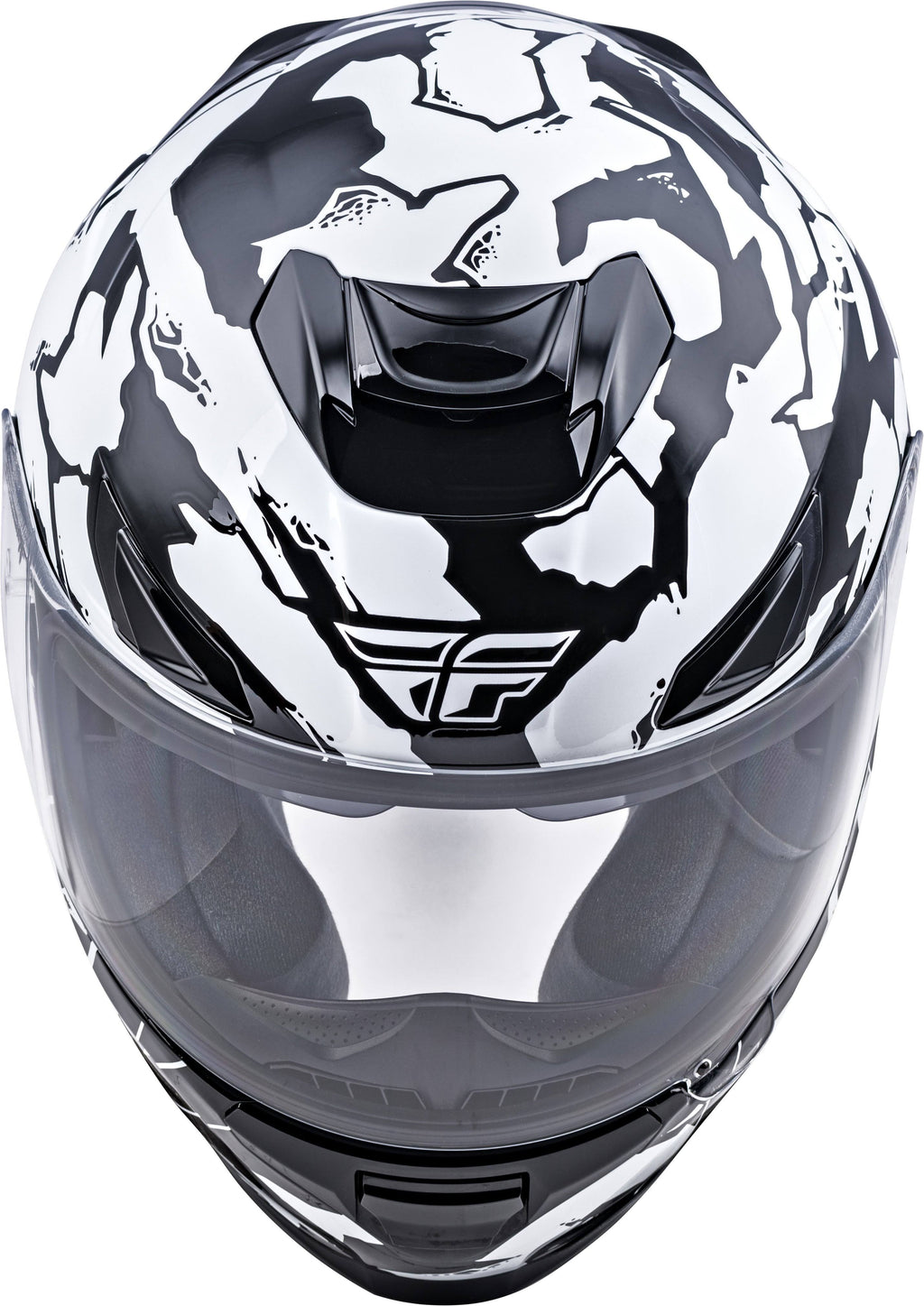 Camo Black White Helmet A8419