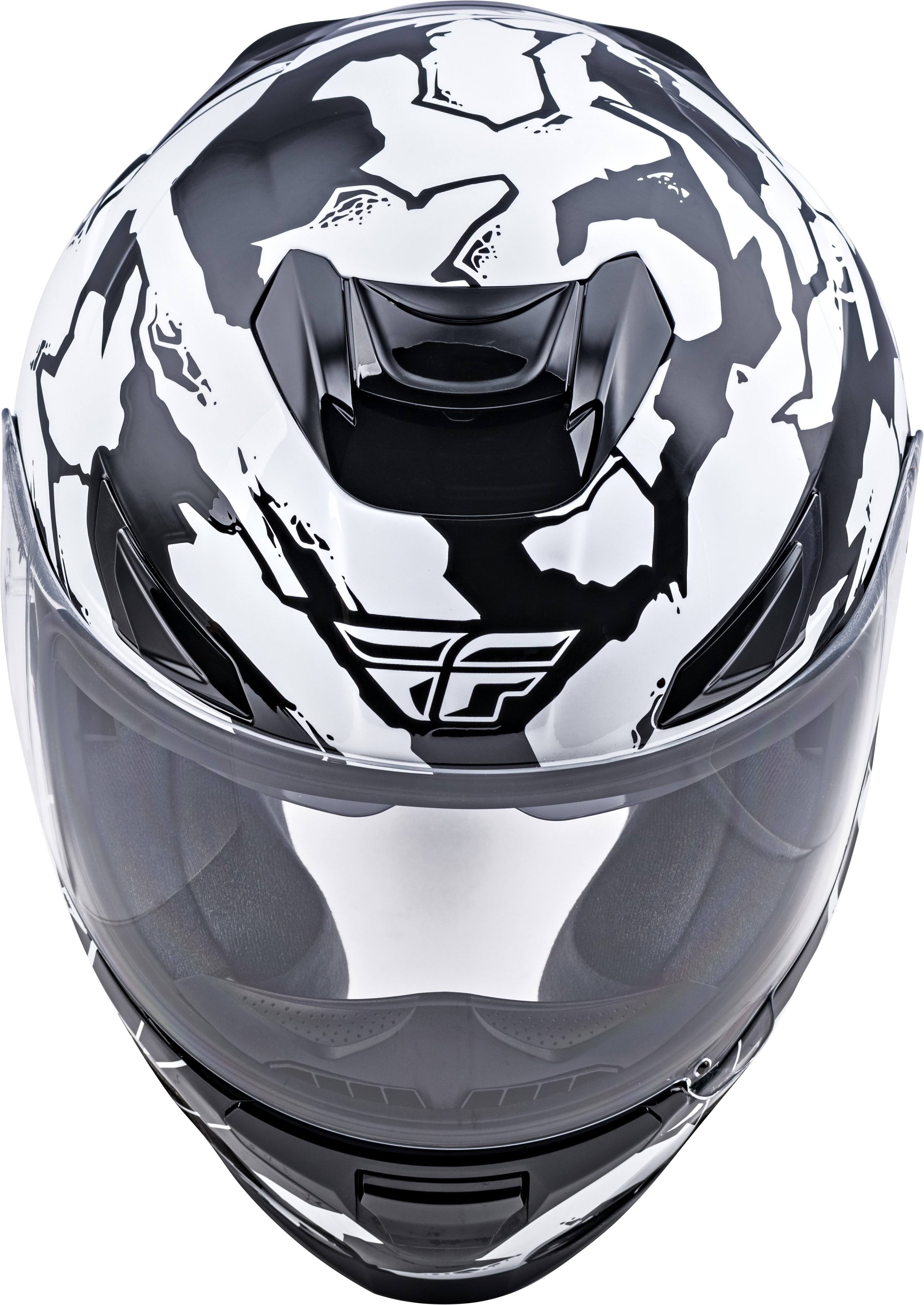 Camo Black White Helmet A8419
