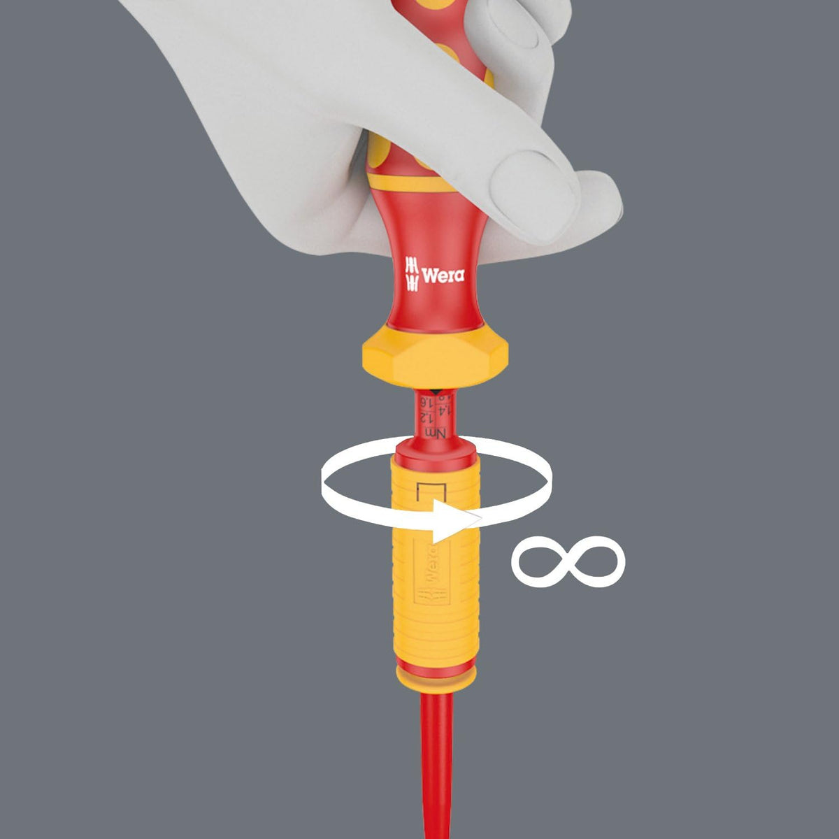 VDE Torque Screwdriver 1, 2-3.0 Nm with VDE-Handhalter E6187
