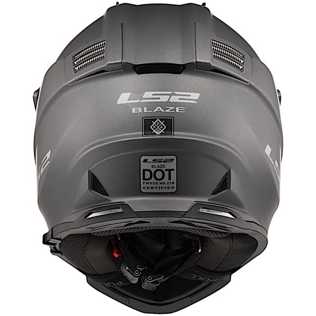 Matte Titanium Solid Helmet O125