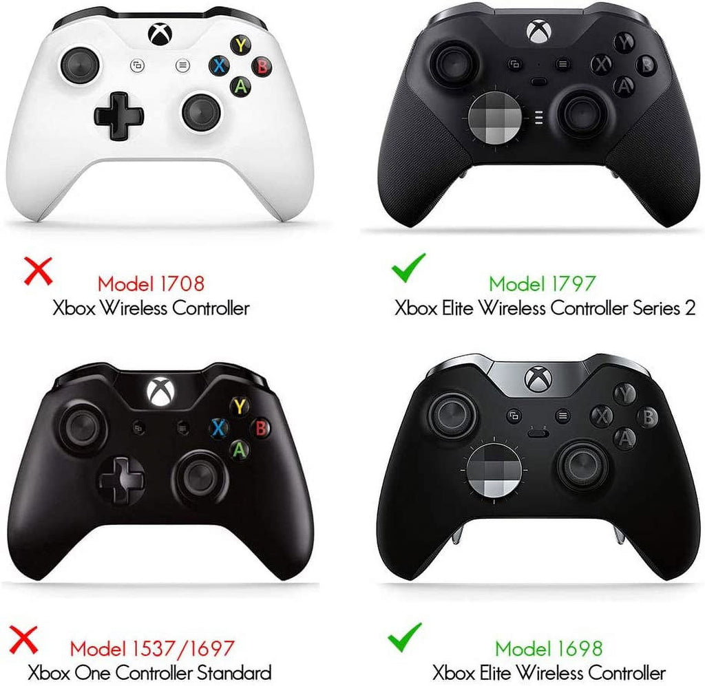 4 pcs Metal Stainless Steel Replacement Paddles for Xbox One Elite Controller Series 2 Q30611