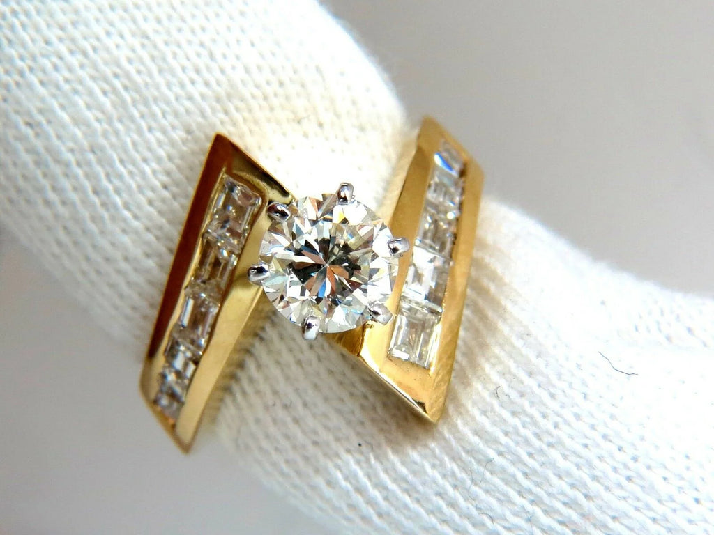 14KT Diamond Crossover Ring I929684